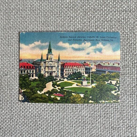 Jackson Square New Orleans Louisiana Mini Postcard - Picture 4 of 7